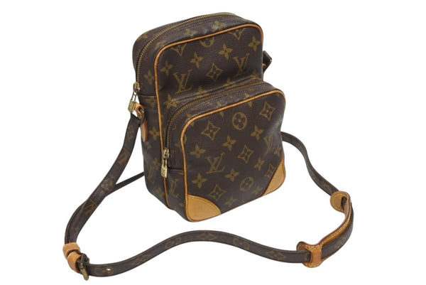 LOUIS VUITTON Amazon Shoulder Bag M45236 Monogram PVC Leather Brown Good Condition Used 4b010192