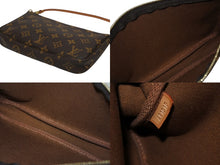 画像をギャラリービューアに読み込む, LOUIS VUITTON ルイヴィトン ポシェット アクセソワール アクセサリーポーチ M51980 モノグラム ブラウン レザー PVC 美品 中古 4b010193
