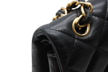 画像をギャラリービューアに読み込む, 極美品 CHANEL シャネル マトラッセ33 Wフラップ Wチェーン ショルダーバッグ 15番台 ラムスキン ブラック ゴールド金具 中古 4b010200