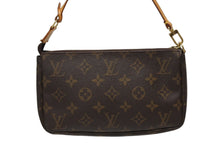 画像をギャラリービューアに読み込む, LOUIS VUITTON ルイヴィトン ポシェット アクセソワール アクセサリーポーチ M51980 モノグラム ブラウン レザー PVC 美品 中古 4b010201