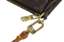 画像をギャラリービューアに読み込む, LOUIS VUITTON ルイヴィトン ポシェット アクセソワール アクセサリーポーチ M51980 モノグラム ブラウン レザー PVC 美品 中古 4b010201