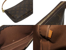画像をギャラリービューアに読み込む, LOUIS VUITTON ルイヴィトン ポシェット アクセソワール アクセサリーポーチ M51980 モノグラム ブラウン レザー PVC 美品 中古 4b010201