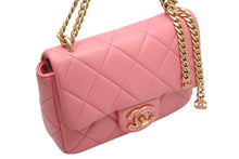 画像をギャラリービューアに読み込む, 極美品 CHANEL シャネル Sフラップ チェーンショルダーバッグ AS3114 ランダム番台 ココマーク カーフスキン ピンク 中古 4b010202