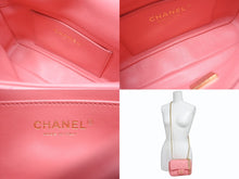 画像をギャラリービューアに読み込む, 極美品 CHANEL シャネル Sフラップ チェーンショルダーバッグ AS3114 ランダム番台 ココマーク カーフスキン ピンク 中古 4b010202
