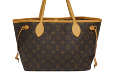 画像をギャラリービューアに読み込む, LOUIS VUITTON ルイヴィトン ネヴァーフルPM トートバッグ M40155 モノグラム ブラウン レザー PVC ゴールド金具 美品 中古 4b010208