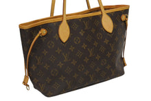 画像をギャラリービューアに読み込む, LOUIS VUITTON ルイヴィトン ネヴァーフルPM トートバッグ M40155 モノグラム ブラウン レザー PVC ゴールド金具 美品 中古 4b010208