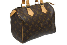 画像をギャラリービューアに読み込む, LOUIS VUITTON ルイヴィトン スピーディー25 ハンドバック M41528 モノグラム PVC レザー 中古 4b010212