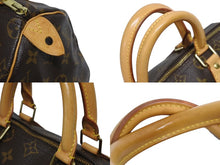 画像をギャラリービューアに読み込む, LOUIS VUITTON ルイヴィトン スピーディー25 ハンドバック M41528 モノグラム PVC レザー 中古 4b010212