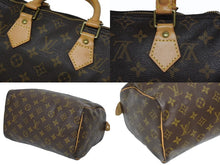画像をギャラリービューアに読み込む, LOUIS VUITTON ルイヴィトン スピーディー25 ハンドバック M41528 モノグラム PVC レザー 中古 4b010212