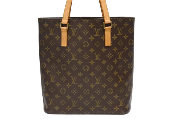 LOUIS VUITTON ルイヴィトン ヴァヴァンGM トートバッグ M51170 モノグラム PVC レザー ブラウン 美品 中古 4b010213