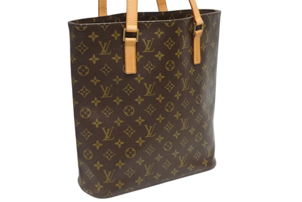 LOUIS VUITTON ルイヴィトン ヴァヴァンGM トートバッグ M51170 モノグラム PVC レザー ブラウン 美品 中古 4b010213