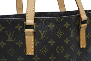 LOUIS VUITTON ルイヴィトン ヴァヴァンGM トートバッグ M51170 モノグラム PVC レザー ブラウン 美品 中古 4b010213
