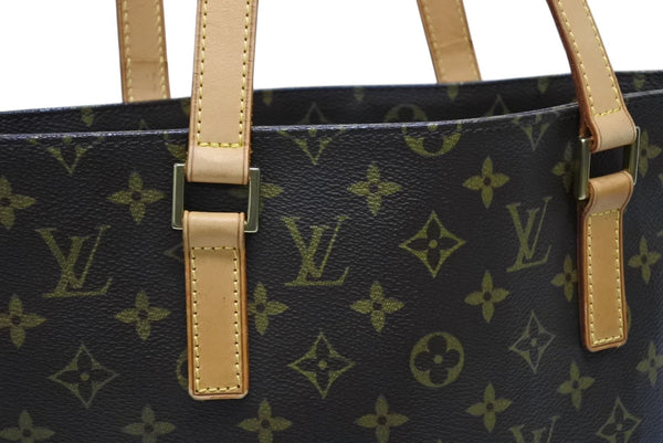 LOUIS VUITTON ルイヴィトン ヴァヴァンGM トートバッグ M51170 モノグラム PVC レザー ブラウン 美品 中古 4b010213
