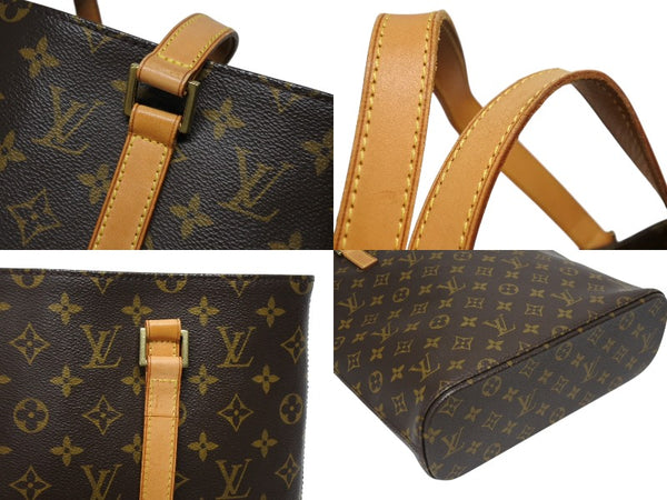 LOUIS VUITTON ルイヴィトン ヴァヴァンGM トートバッグ M51170 モノグラム PVC レザー ブラウン 美品 中古 4b010213