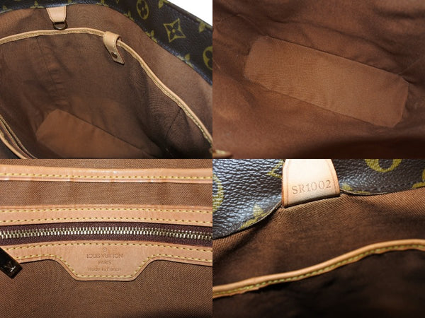 LOUIS VUITTON ルイヴィトン ヴァヴァンGM トートバッグ M51170 モノグラム PVC レザー ブラウン 美品 中古 4b010213