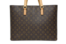 画像をギャラリービューアに読み込む, LOUIS VUITTON ルイヴィトン ルコ トートバッグ M51155 モノグラム ブラウン レザー PVC ゴールド金具 美品 中古 4b010214