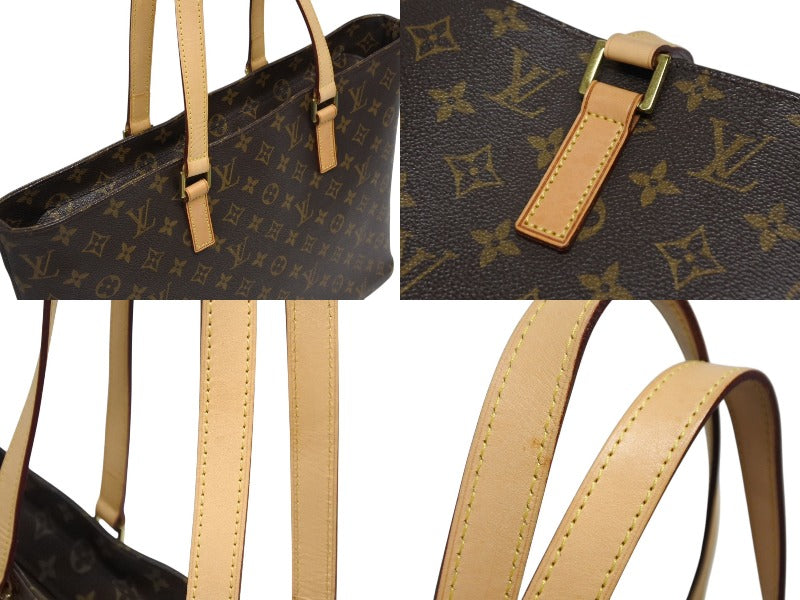 LOUIS VUITTON ルイヴィトン ルコ トートバッグ M51155 モノグラム ブラウン レザー PVC ゴールド金具 美品 中古 4b010214
