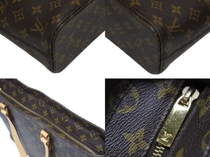LOUIS VUITTON ルイヴィトン ルコ トートバッグ M51155 モノグラム ブラウン レザー PVC ゴールド金具 美品 中古 4b010214