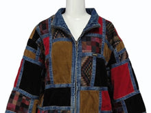 画像をギャラリービューアに読み込む, 極美品 Supreme シュプリーム コーデュロイ パッチワーク デニム ジャケット マルチカラー コットン ポリエステル サイズ M 美品 中古 4b010215