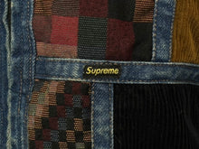 画像をギャラリービューアに読み込む, 極美品 Supreme シュプリーム コーデュロイ パッチワーク デニム ジャケット マルチカラー コットン ポリエステル サイズ M 美品 中古 4b010215