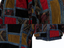 画像をギャラリービューアに読み込む, 極美品 Supreme シュプリーム コーデュロイ パッチワーク デニム ジャケット マルチカラー コットン ポリエステル サイズ M 美品 中古 4b010215