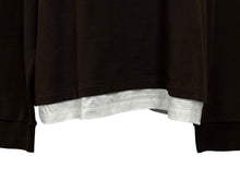 画像をギャラリービューアに読み込む, 極美品 MIUMIU ミュウミュウ レイヤードカットソー ポロシャツ MJL069 S000 15WH ブラウン サイズ M 中古 4b010219