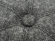 画像をギャラリービューアに読み込む, 新品同様 MIUMIU ミュウミュウ シェブロン ベレー帽 ハンティングキャップ ロゴ 5HC075 ウール グレー ホワイト サイズS 中古 4b010223