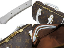 画像をギャラリービューアに読み込む, 極美品 LOUIS VUITTON ルイヴィトン スピーディ バンドリエール25 ハンドバッグ M20754 モノグラム ブラウン ホワイト 中古 4b010227