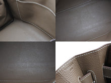 画像をギャラリービューアに読み込む, 新品同様 HERMES エルメス ショルダーバッグ ケリーメッセンジャーGM バッグ トゴ エトゥープ シルバー金具 W刻印 中古 4b010229