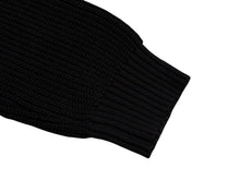 画像をギャラリービューアに読み込む, SAINT LAURENT サンローラン HOODED KNIT SWEATER 550312 YA2YU ネイビー コットン サイズ XL 美品 中古 4b010235