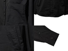 画像をギャラリービューアに読み込む, 極美品 Valentino ヴァレンチノ 襟ロック スタッズ ナイロンジャケット ブラック ナイロン サイズ 48 ブラック金具 中古 4b010237