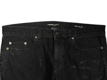 画像をギャラリービューアに読み込む, SAINT LAURENT サンローラン デニムパンツ ボトム 4b010238 ブラック 黒 コットン ポリウレタン 32 美品 中古 4b010238