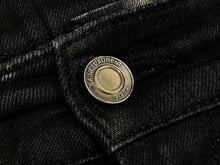 画像をギャラリービューアに読み込む, SAINT LAURENT サンローラン デニムパンツ ボトム 4b010240 ブラック 黒 コットン ポリウレタン 美品 中古 4b010240