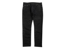 画像をギャラリービューアに読み込む, SAINT LAURENT サンローラン デニムパンツ ボトムス 622876 ブラック 黒 コットン レーヨン ポリウレタン 中古 4b010241