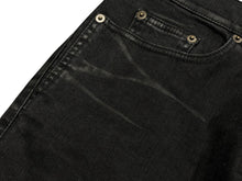 画像をギャラリービューアに読み込む, SAINT LAURENT サンローラン デニムパンツ ボトムス 622876 ブラック 黒 コットン レーヨン ポリウレタン 中古 4b010241