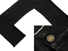 画像をギャラリービューアに読み込む, SAINT LAURENT サンローラン デニムパンツ ボトムス 622876 ブラック 黒 コットン レーヨン ポリウレタン 中古 4b010241