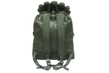 Load image into Gallery viewer, 極美品 PORTER x 村上隆 ポーター RUCKSACK リュック バックパック 381-08544 お花 ナイロンツイル セージグリーン 中古 4b010255