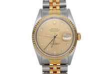 画像をギャラリービューアに読み込む, ROLEX ロレックス デイトジャスト 16233G 時計 S盤 コンビ イエローゴールド文字盤 美品 中古 4b010256