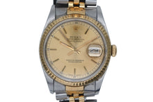 画像をギャラリービューアに読み込む, ROLEX ロレックス デイトジャスト 16233 時計 T盤 コンビ イエローゴールド文字盤 中古 4b010258
