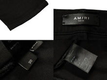 画像をギャラリービューアに読み込む, AMIRI アミリ スキニー デニム ダメージパンツ ブラック 黒 コットン ポリエステル 30 RN150712 良品 中古 4b010260