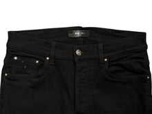 画像をギャラリービューアに読み込む, AMIRI アミリ スキニー デニム ダメージパンツ ブラック 黒 コットン ポリエステル 30 RN150712 良品 中古 4b010260