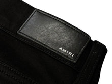 画像をギャラリービューアに読み込む, AMIRI アミリ スキニー デニム ダメージパンツ ブラック 黒 コットン ポリエステル 30 RN150712 良品 中古 4b010260