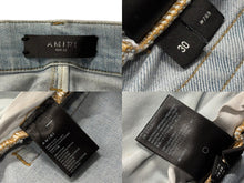 画像をギャラリービューアに読み込む, AMIRI アミリ スキニー デニムパンツ ブラック 黒 ブルー 青 コットン ポリエステル サイズ30 RN150712 良品 中古 4b010261