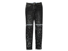 画像をギャラリービューアに読み込む, AMIRI アミリ スキニー デニムパンツ ブラック 黒 ブルー 青 コットン ポリエステル サイズ30 RN150712 良品 中古 4b010261