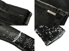 画像をギャラリービューアに読み込む, AMIRI アミリ スキニー デニムパンツ ブラック 黒 ブルー 青 コットン ポリエステル サイズ30 RN150712 良品 中古 4b010261
