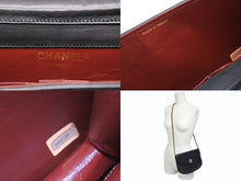 Load image into Gallery viewer, CHANEL シャネル パリ限定 ミニマトラッセ Wチェーン 23cm ショルダーバッグ ラウンド型 ブラック 美品 中古 4b010263