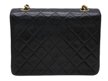 画像をギャラリービューアに読み込む, 極美品 CHANEL シャネル ミニマトラッセ20 ショルダーバッグ 2番台 ココマーク ブラック ラムスキン ゴールド金具 中古 4b010264