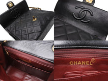 画像をギャラリービューアに読み込む, 極美品 CHANEL シャネル ミニマトラッセ20 ショルダーバッグ 4番台 ココマーク ブラック ラムスキン ゴールド金具 中古 4b010265