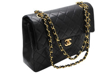 Load image into Gallery viewer, 極美品 CHANEL シャネル マトラッセ25 Wフラップ Wチェーンショルダーバッグ 14番台 ラムスキン シルバー金具 中古 4b010268