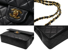 Load image into Gallery viewer, 極美品 CHANEL シャネル マトラッセ25 Wフラップ Wチェーンショルダーバッグ 14番台 ラムスキン シルバー金具 中古 4b010268
